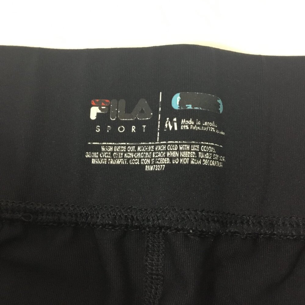 Fila Sport Blk Yoga Pants View 3